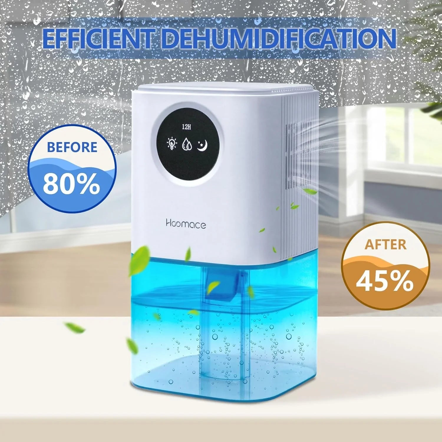 Déshumidificateur, humidificateur et déshumidificateur combinés deux en un
