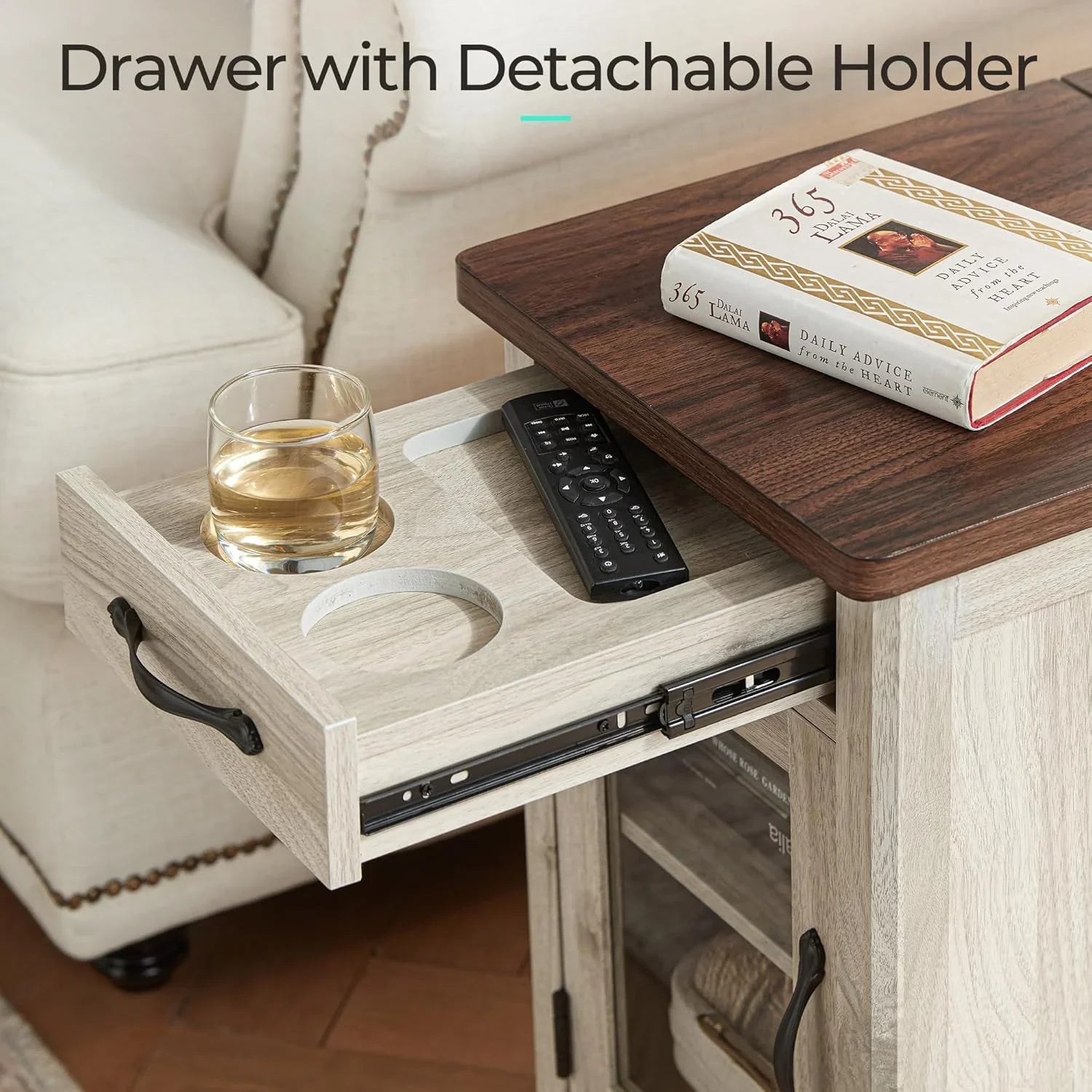 Table d'appoint de ferme Table d'appoint étroite Petite table de chevet