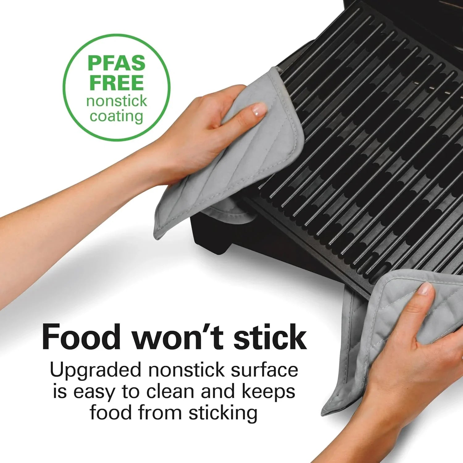 Barbecue électrique d'intérieur avec fenêtre, température réglable jusqu'à 233°C, surface de 118 pouces carrés