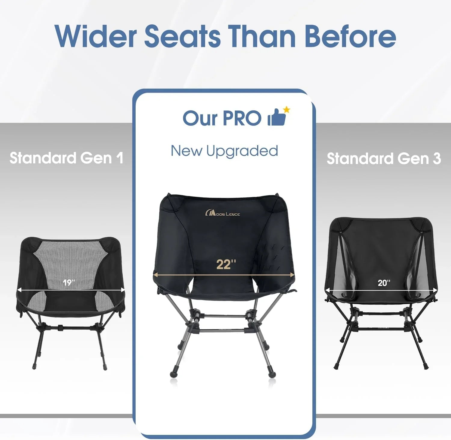 Chaise de camping portable et chaise pliante pour la randonnée et la randonnée