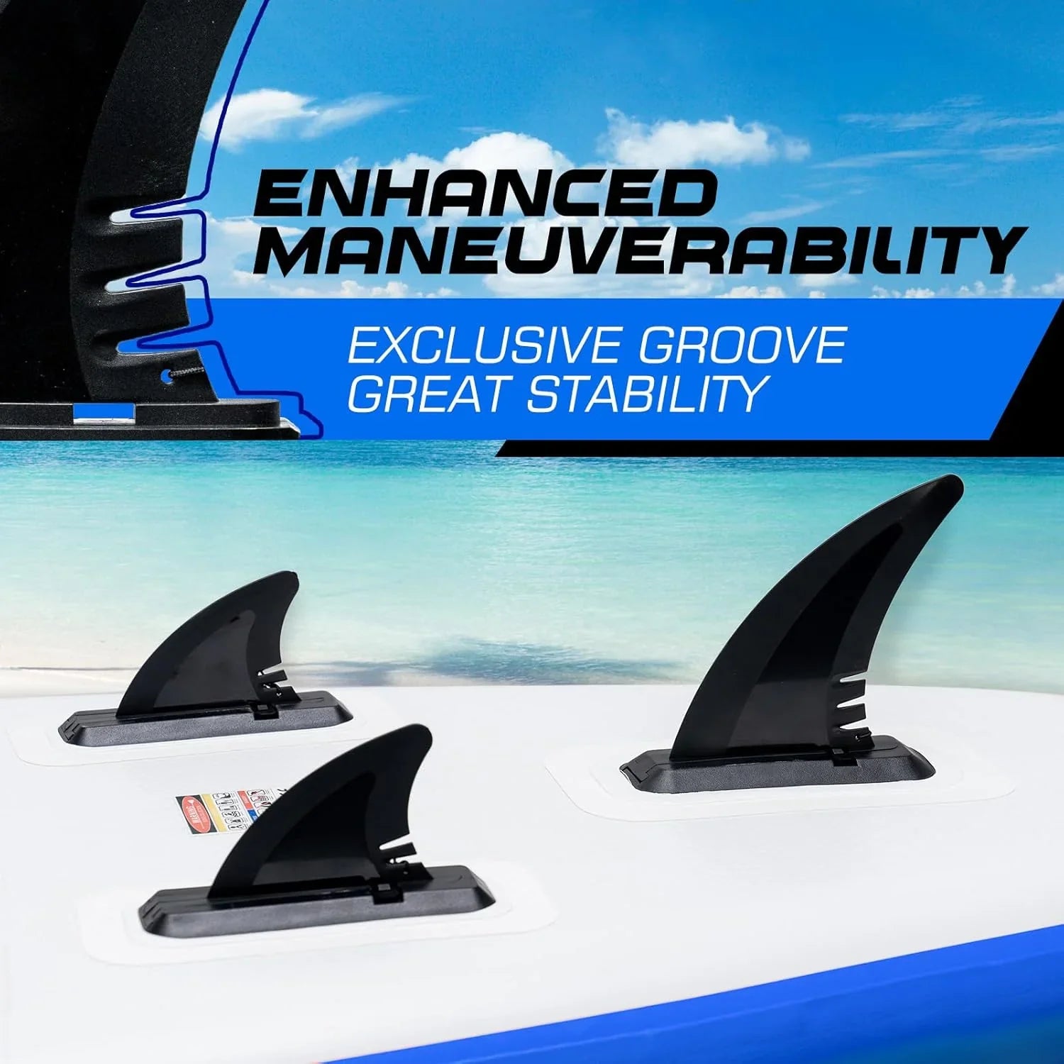 FunWater Stand Up Paddle Board Planche de paddle gonflable ultralégère avec accessoires SUP