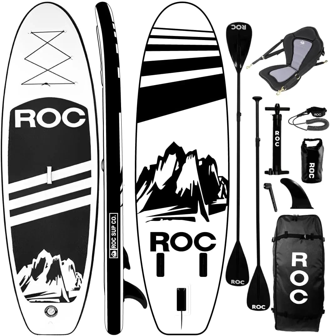 Planche de stand-up paddle gonflable ROC Accessoires de planche de paddle SUP Pont antidérapant confortable