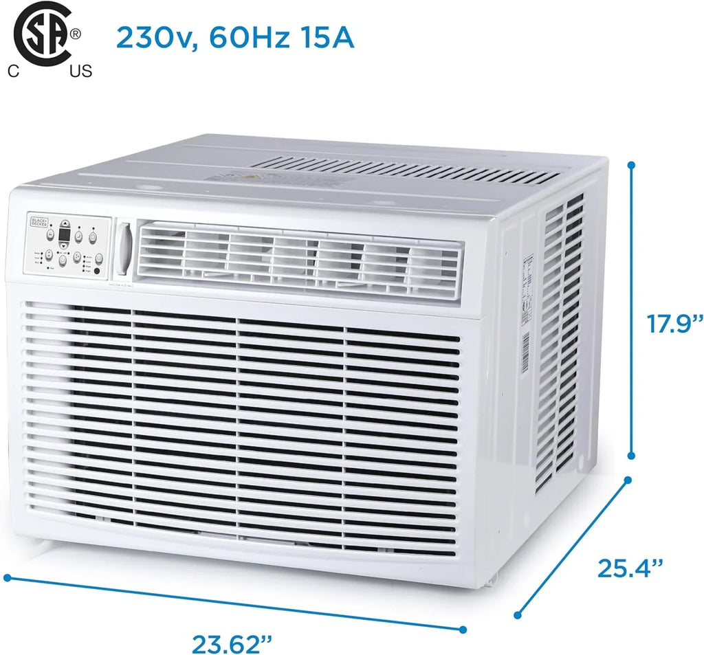 Climatiseur de fenêtre BLACK+DECKER 5000 BTU, refroidit jusqu'à 150 pi2.