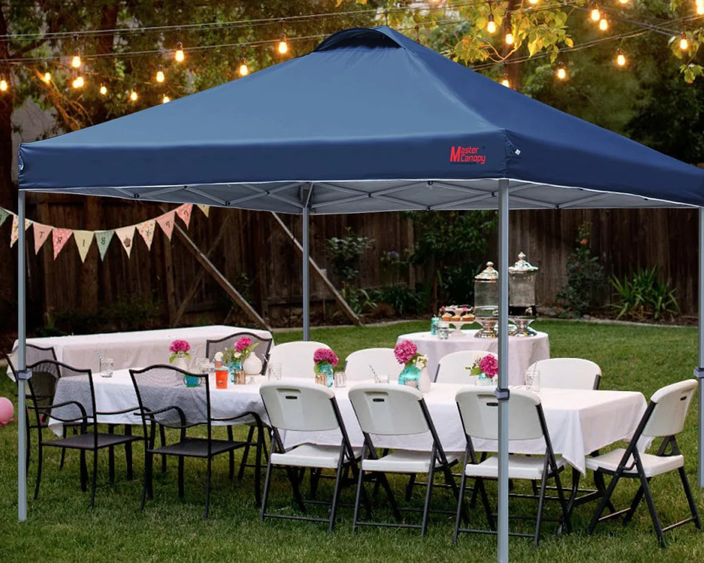 Tente pop-up robuste avec sac à roulettes (10 x 10, noir)