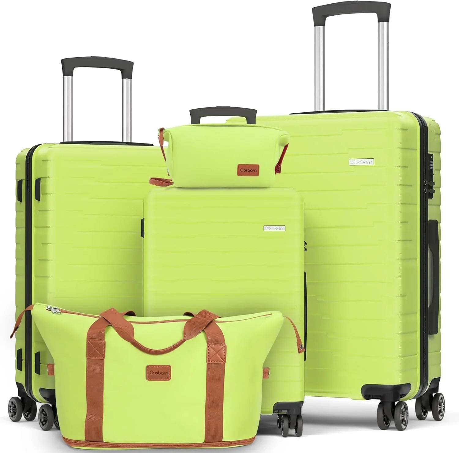 Ensemble de 5 bagages à roulettes, valise rigide en ABS avec roulettes pivotantes