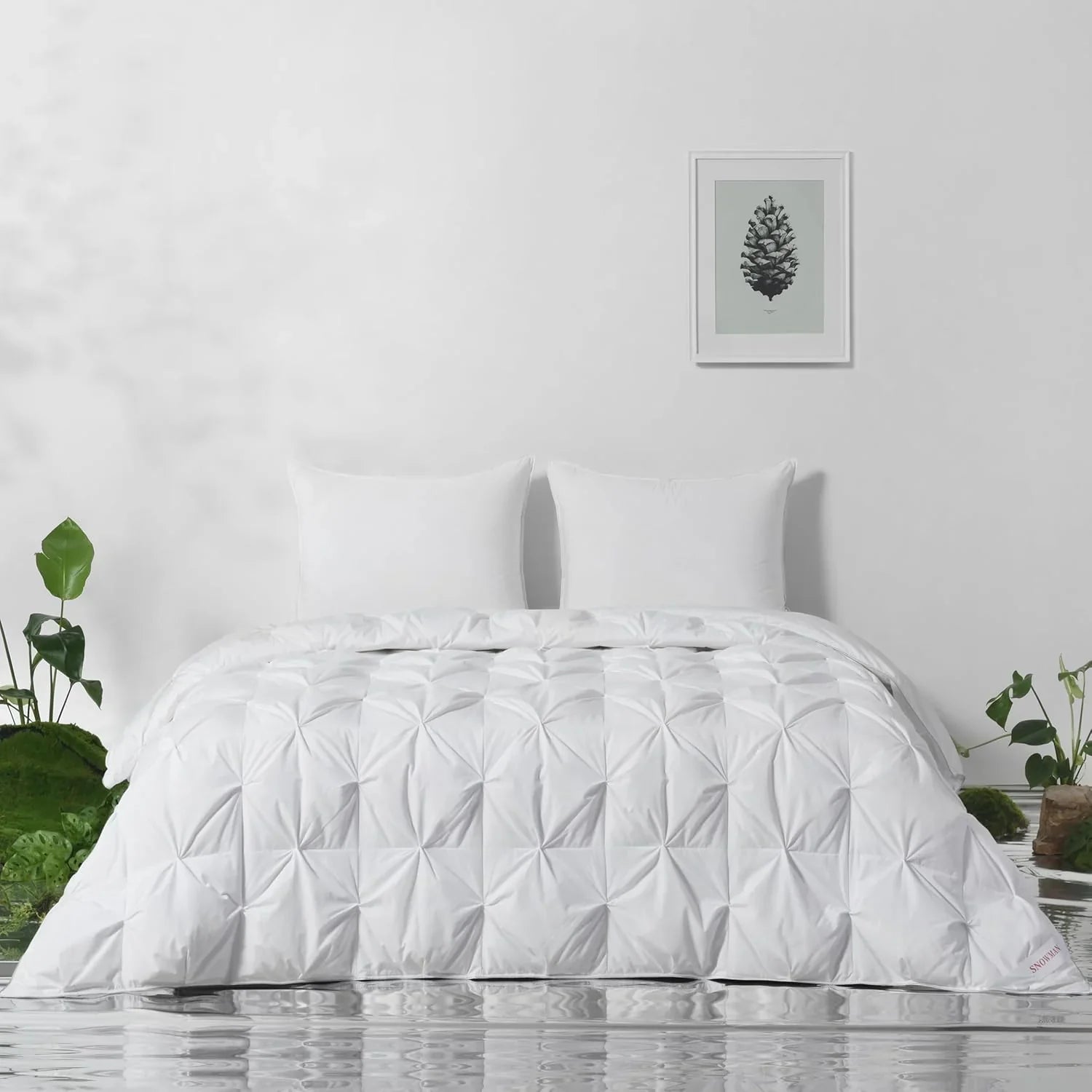 Couette en duvet de qualité supérieure avec design à cloisons 3D