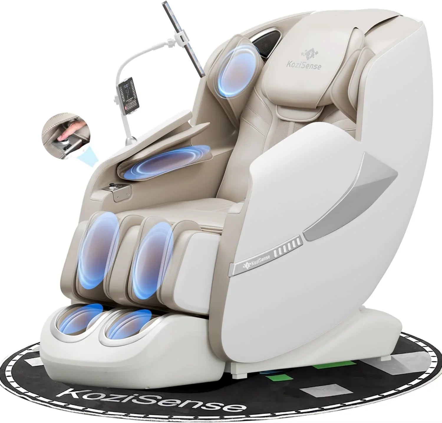 Fauteuil de massage complet 2025, fauteuil de massage Shiatsu Zero Gravity SL Track