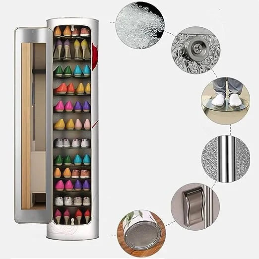 Armoire à chaussures rotative de désinfection multicouche de grande capacité