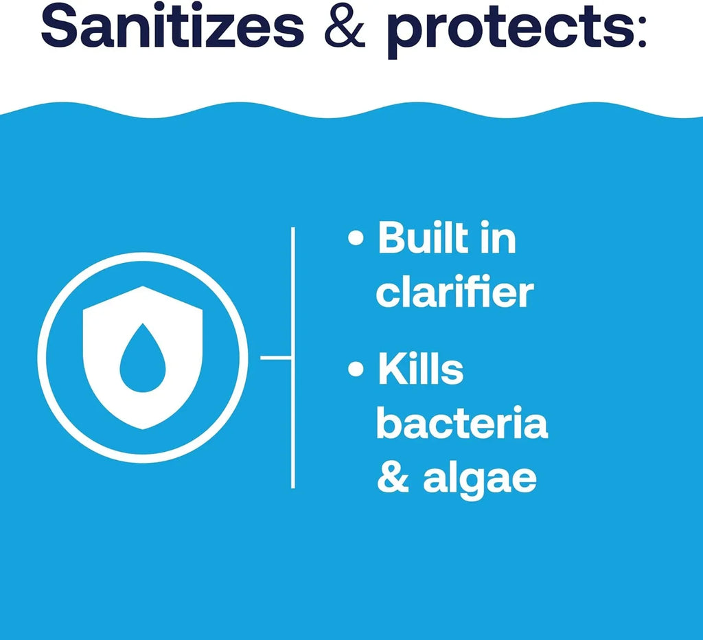 Piscine hors sol ovale Power Steel 4,3 m x 2,4 m x 100 cm | Comprend une pompe de filtration de 2070 litres, une échelle et un distributeur ChemConnect.