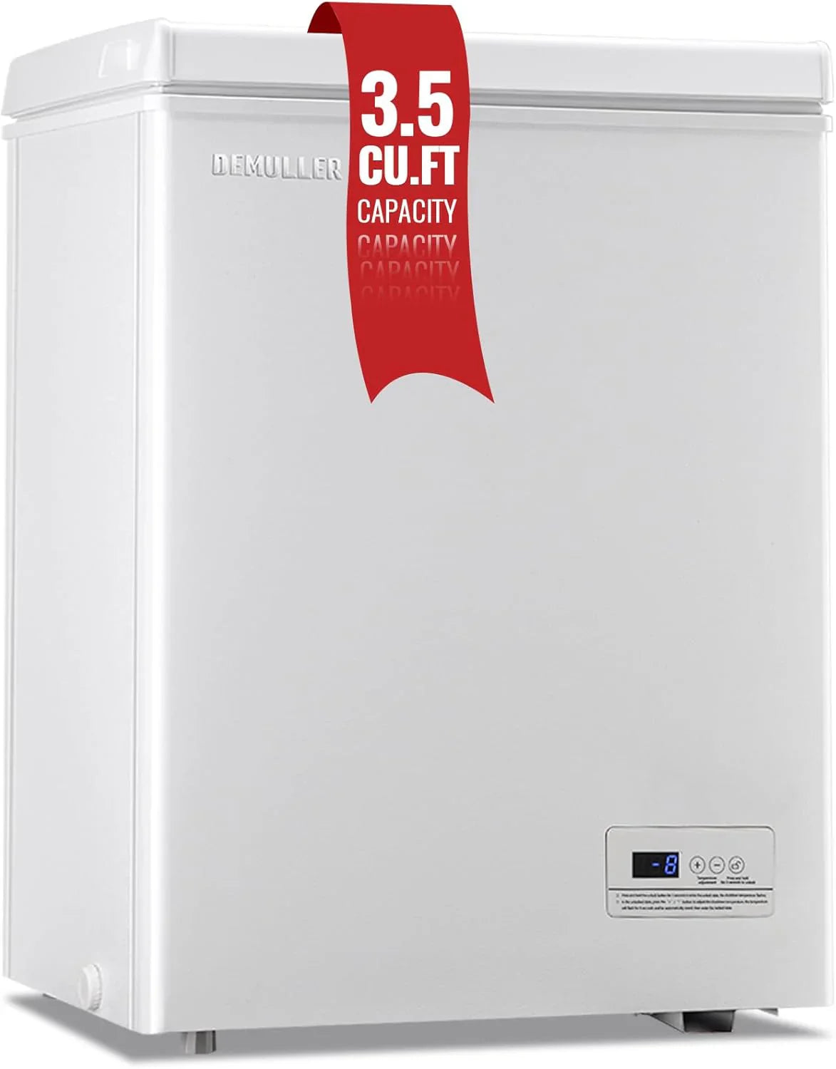 Congélateur vertical de 5,0 pieds cubes, congélateur autonome, mini-congélateur compact à chargement par le haut