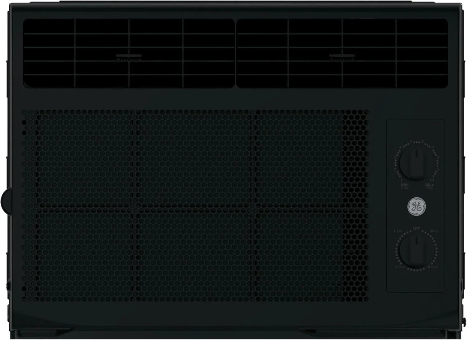 Climatiseur de fenêtre GE, 6 000 BTU, pour petites pièces jusqu'à 250 pieds carrés, avec ventilateur réglable et réglages de refroidissement