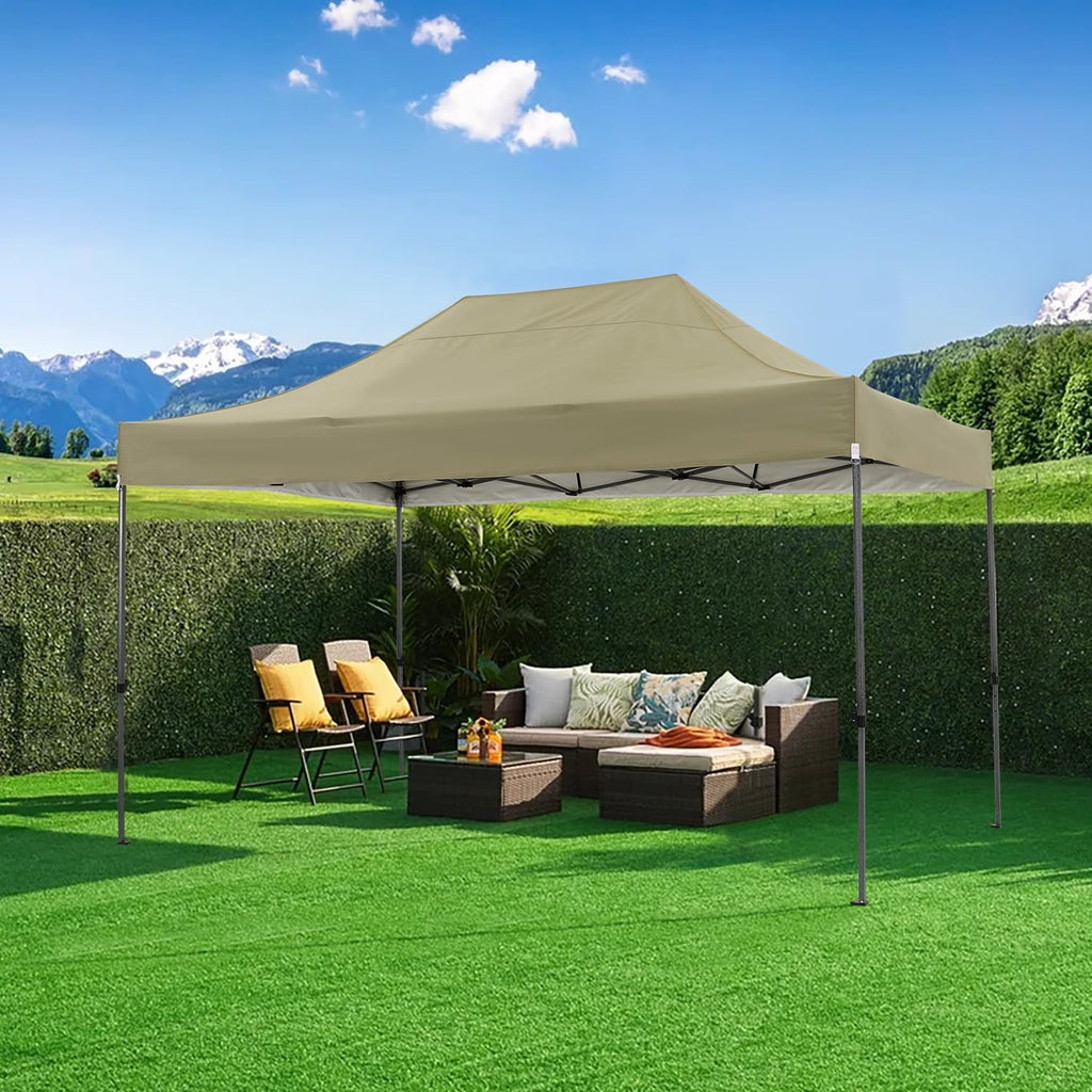 Tente pop-up robuste COBIZI 10x20 avec 6 parois latérales, facile à installer