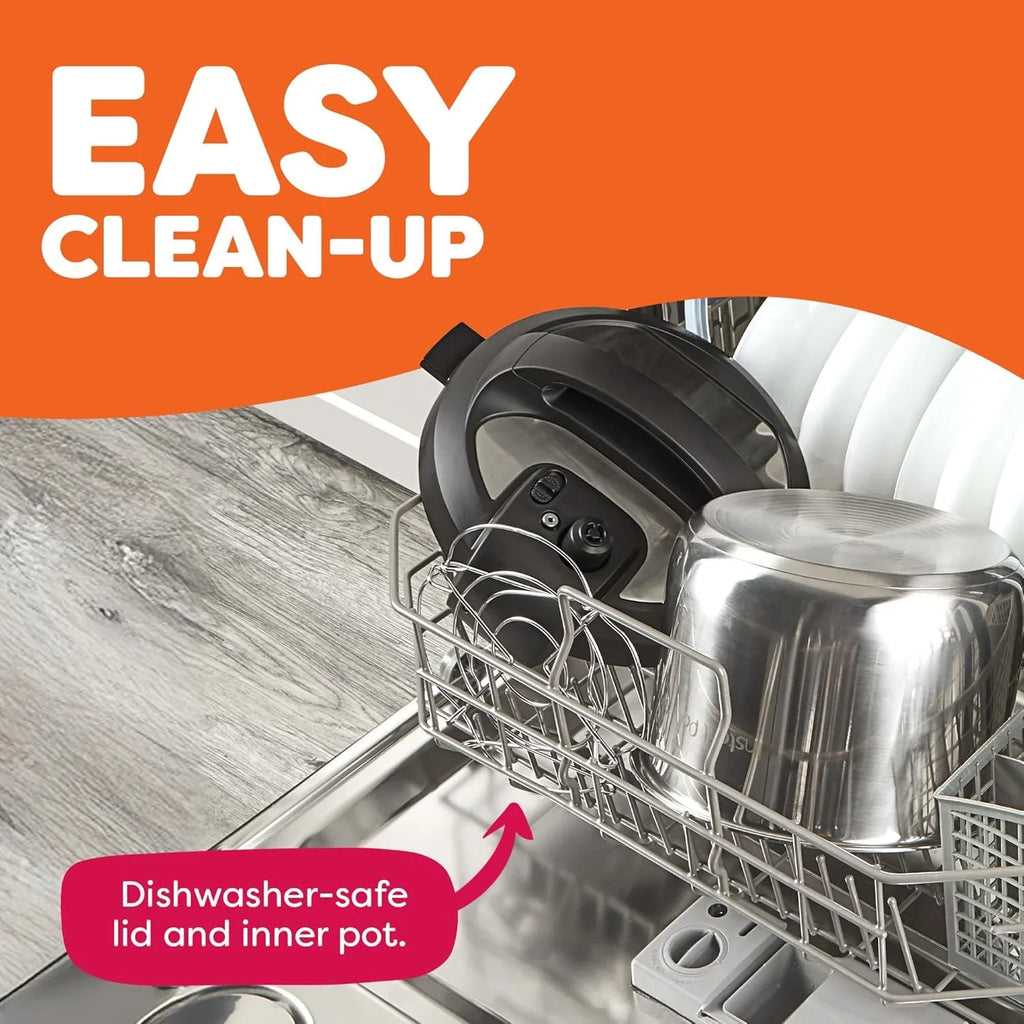 Instant Pot Duo 7-en-1 Autocuiseur électrique, Mijoteuse, Cuiseur à riz, Cuiseur vapeur, Sauteuse, Yaourtière, Chauffe-plat et Stérilisateur