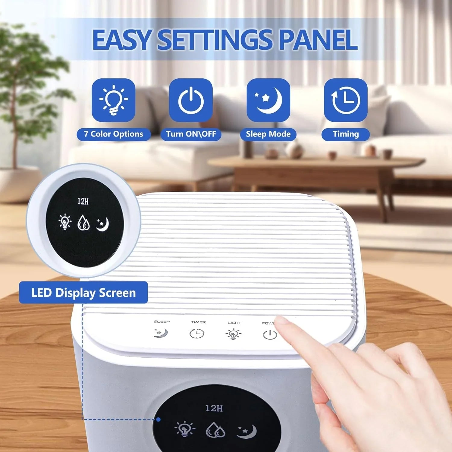 Déshumidificateur, humidificateur et déshumidificateur combinés deux en un