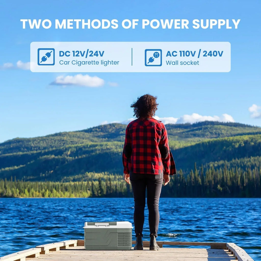 Réfrigérateur Alpicool 12 V Réfrigérateur de voiture 12 V Petit réfrigérateur de voiture