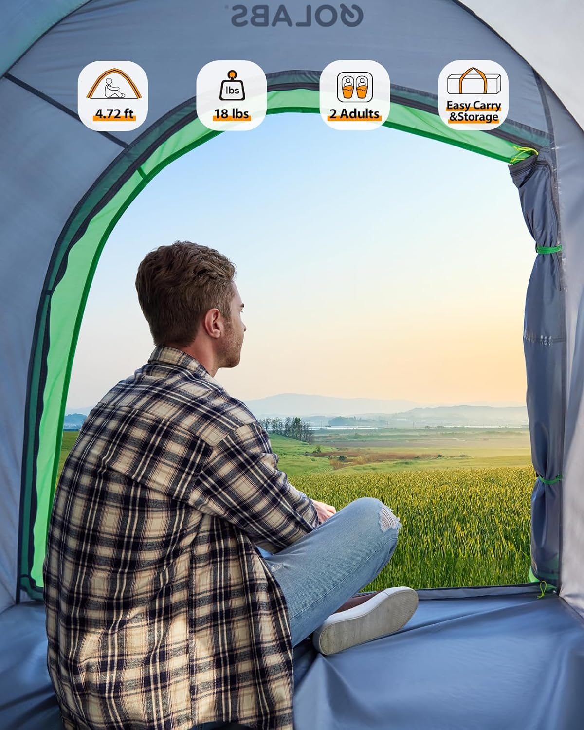 Tente de lit portable pour camion avec housse de pluie supplémentaire pour le camping et les activités de plein air