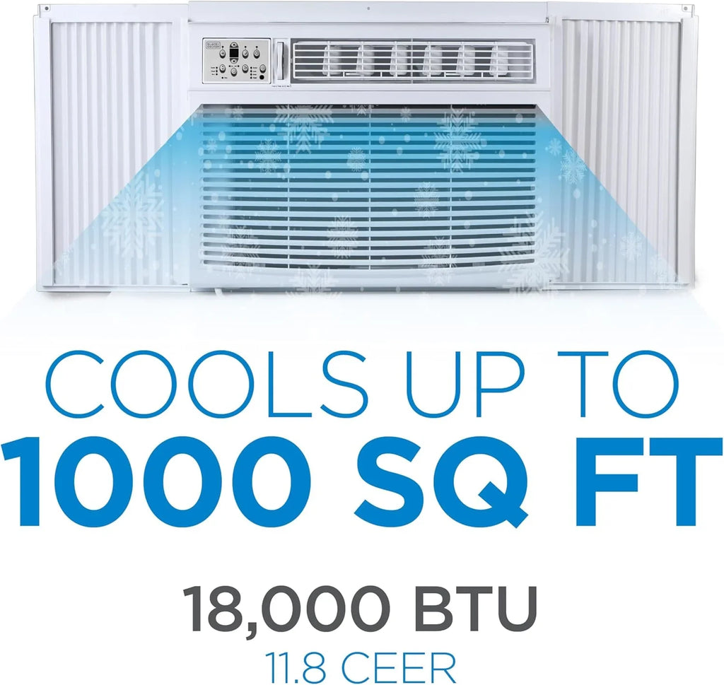Climatiseur de fenêtre BLACK+DECKER 5000 BTU, refroidit jusqu'à 150 pi2.
