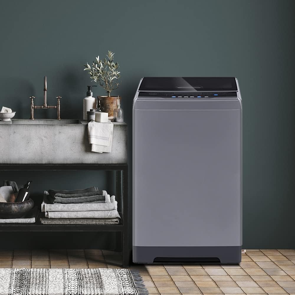 Machine à laver portable Comfee, 0,9 pied cube, avec écran LED et tambour intégré