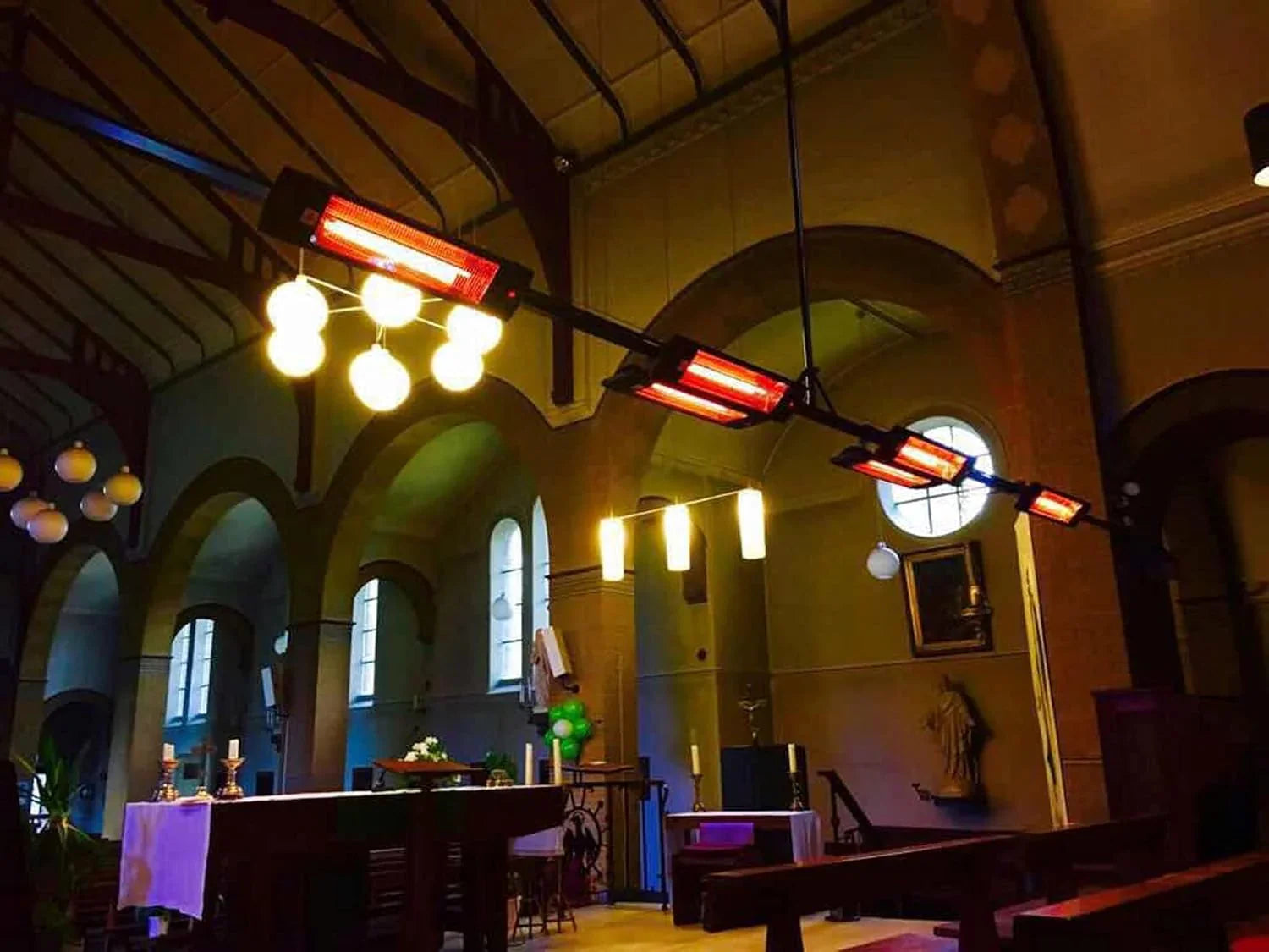 Chauffage de serre intelligent avec contrôle de température intégré et thermostat numérique