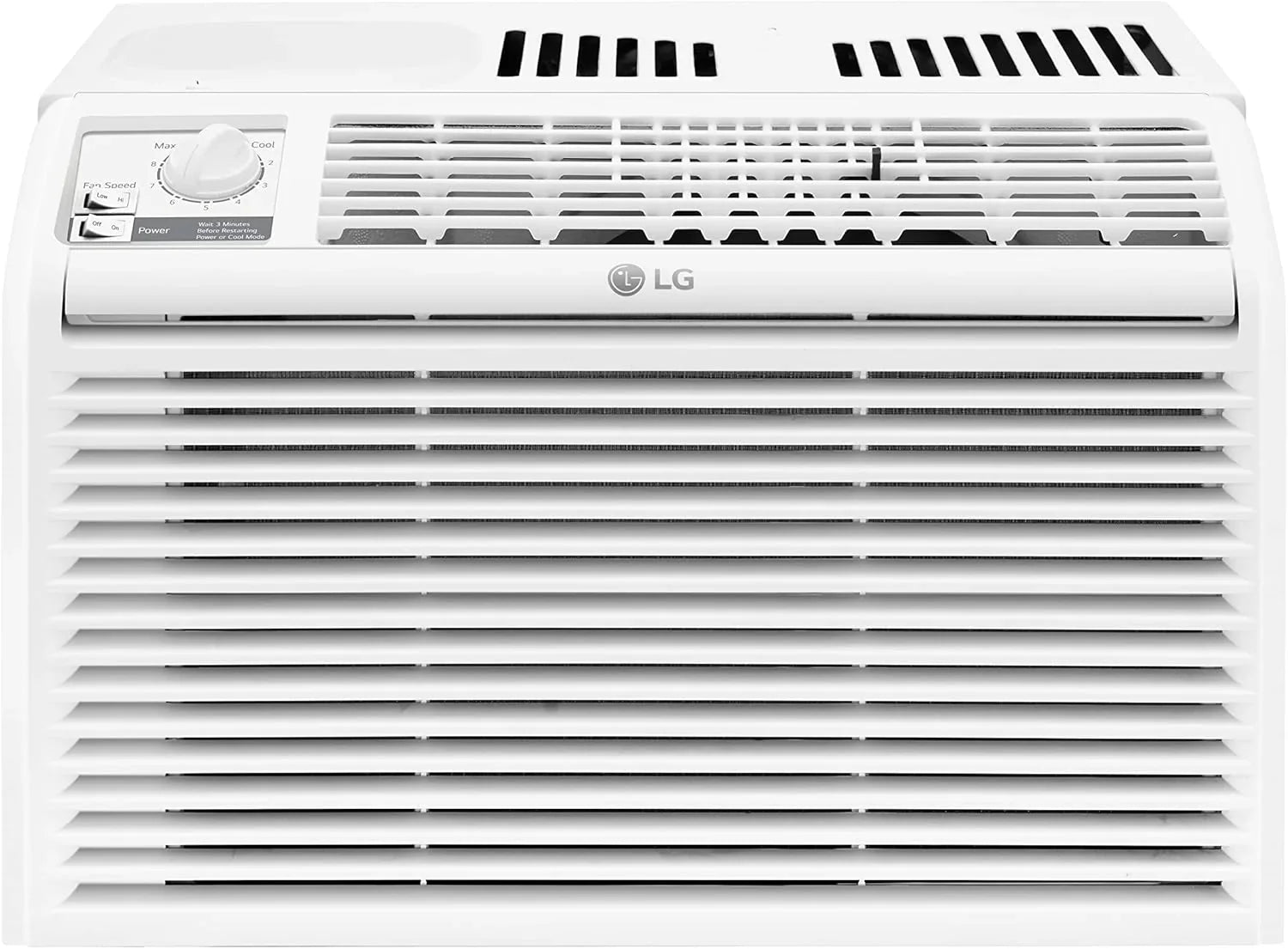 Climatiseur de fenêtre LG 5 000 BTU [Nouveauté 2023] Commandes mécaniques simples, ultra-silencieux