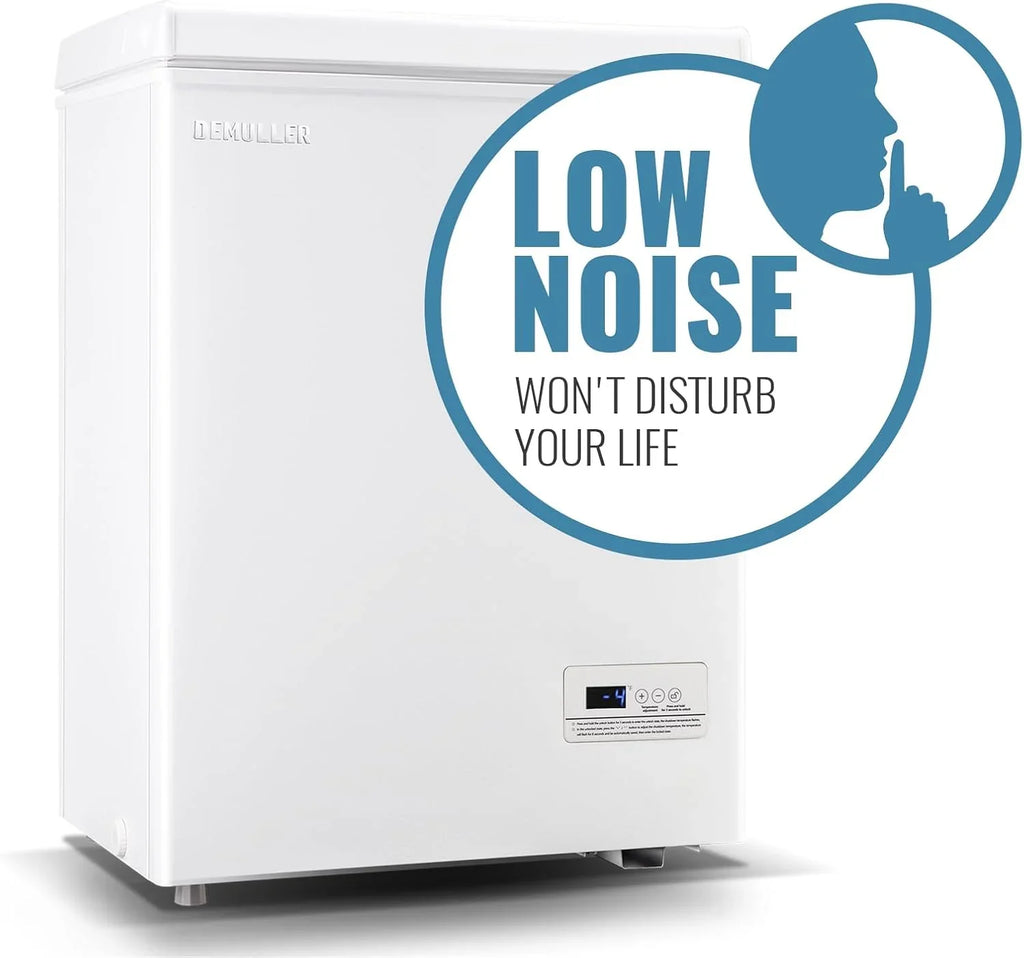 Congélateur vertical de 5,0 pieds cubes, congélateur autonome, mini-congélateur compact à chargement par le haut