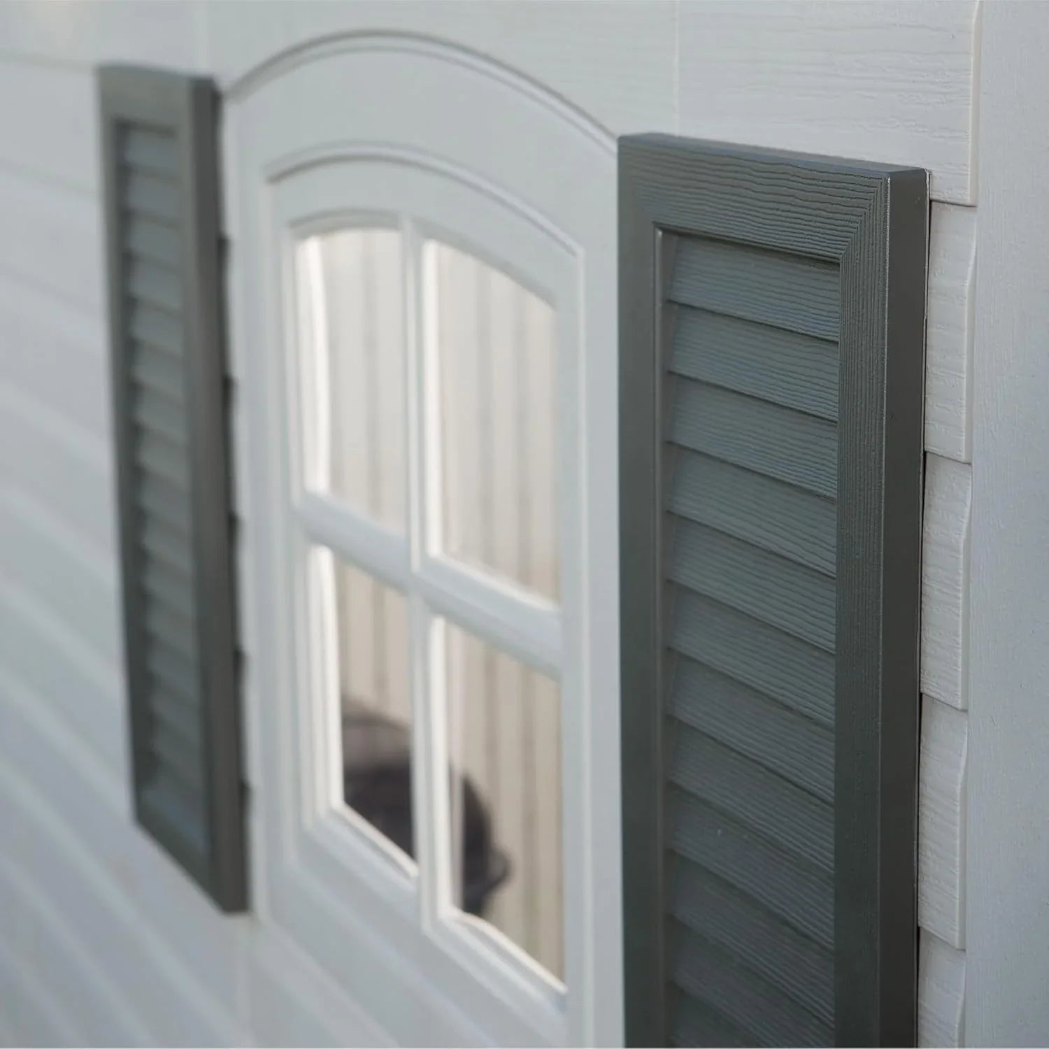 Abri de rangement extérieur Lifetime 6446, 8 x 15 pi, sable du désert