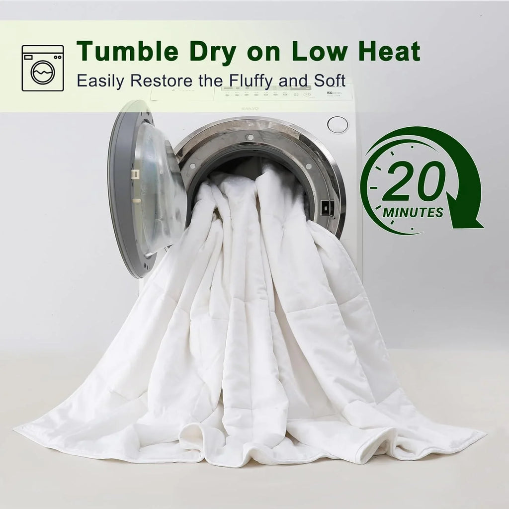 Insert de couette mince et respirant