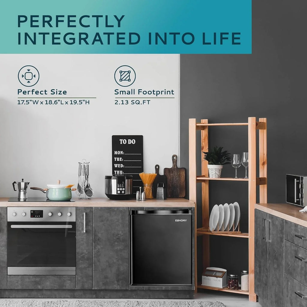 Congélateur vertical, 3,0 pieds cubes, mini-congélateur compact à une porte