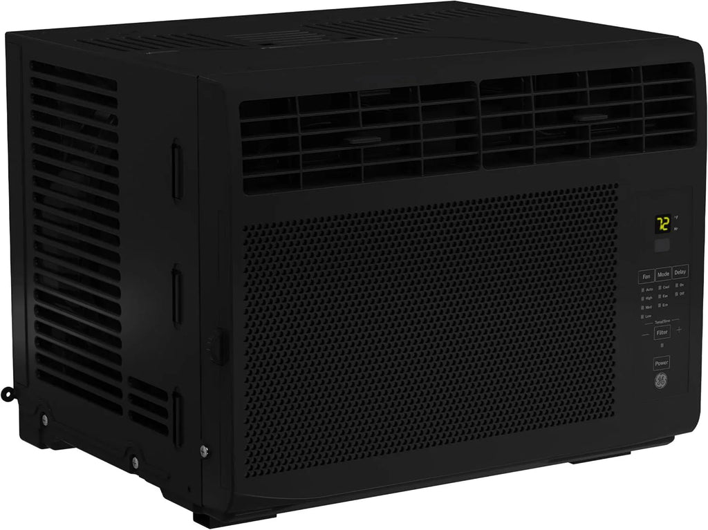Climatiseur de fenêtre GE, 5 000 BTU pour petites pièces jusqu'à 150 pi² avec ventilateur réglable manuellement et réglages de refroidissement