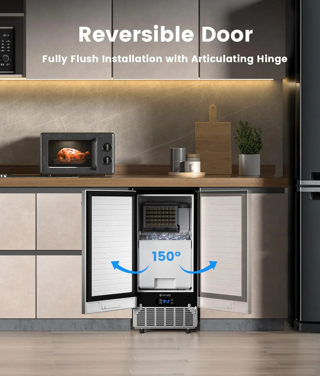 La machine à glaçons portable de comptoir Ecozy produit 9 glaçons en 6 minutes