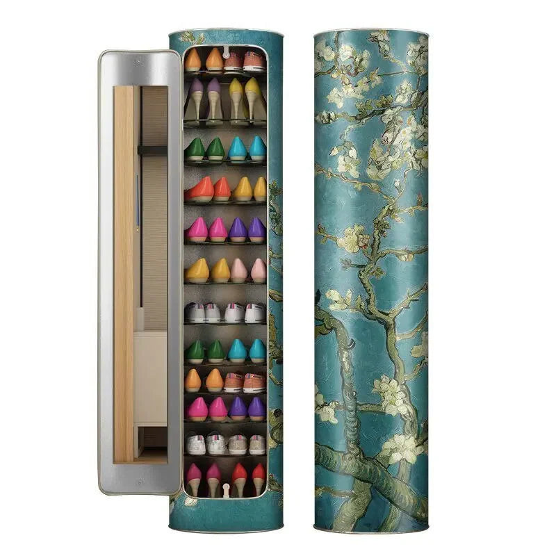 Armoire à chaussures rotative de désinfection multicouche de grande capacité