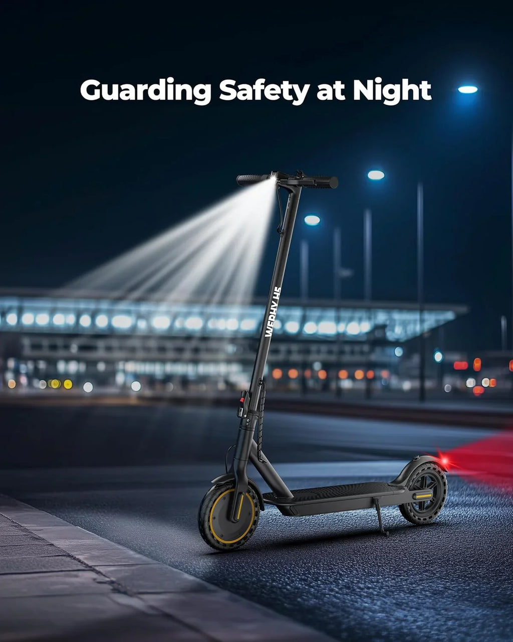 Trottinette électrique, moteur 350W/500W, vitesse maximale 19/22 mph