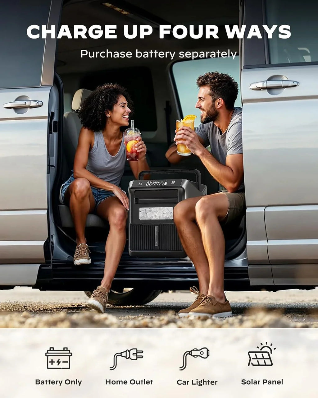 Machine à glace à mâcher Silonn avec fonction autonettoyante