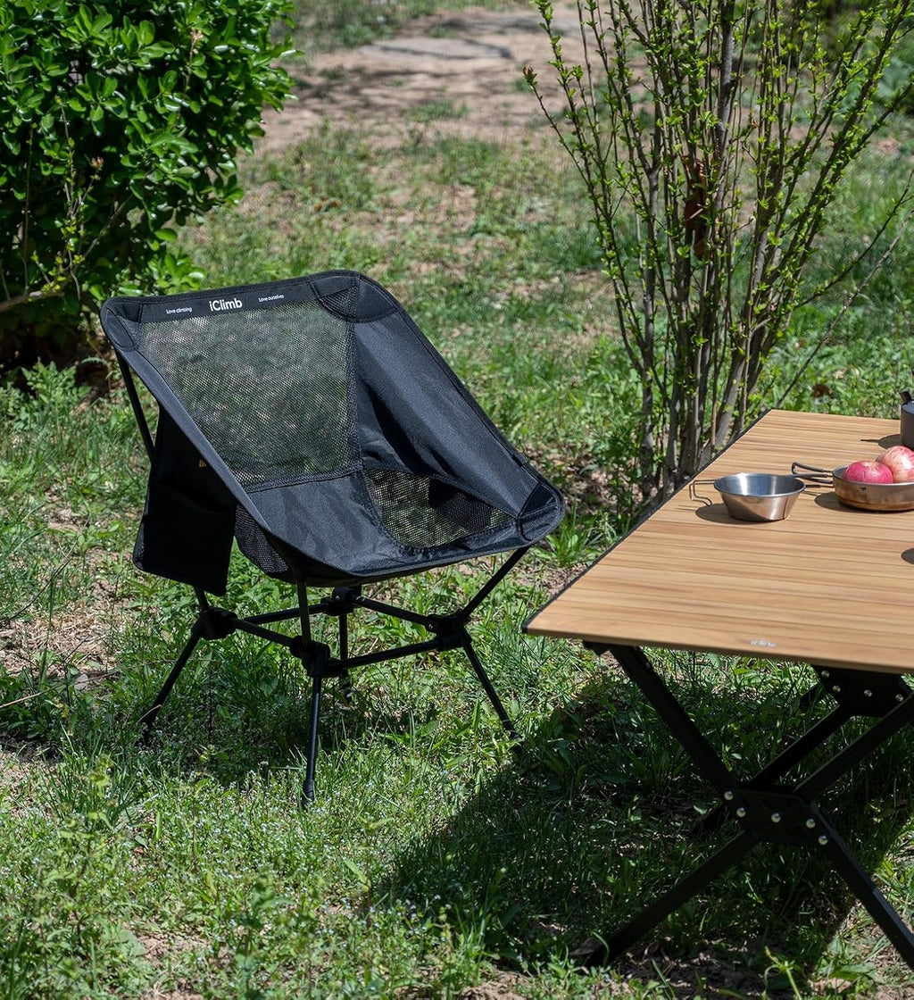 Chaise de plage pliante de camping compacte et ultralégère