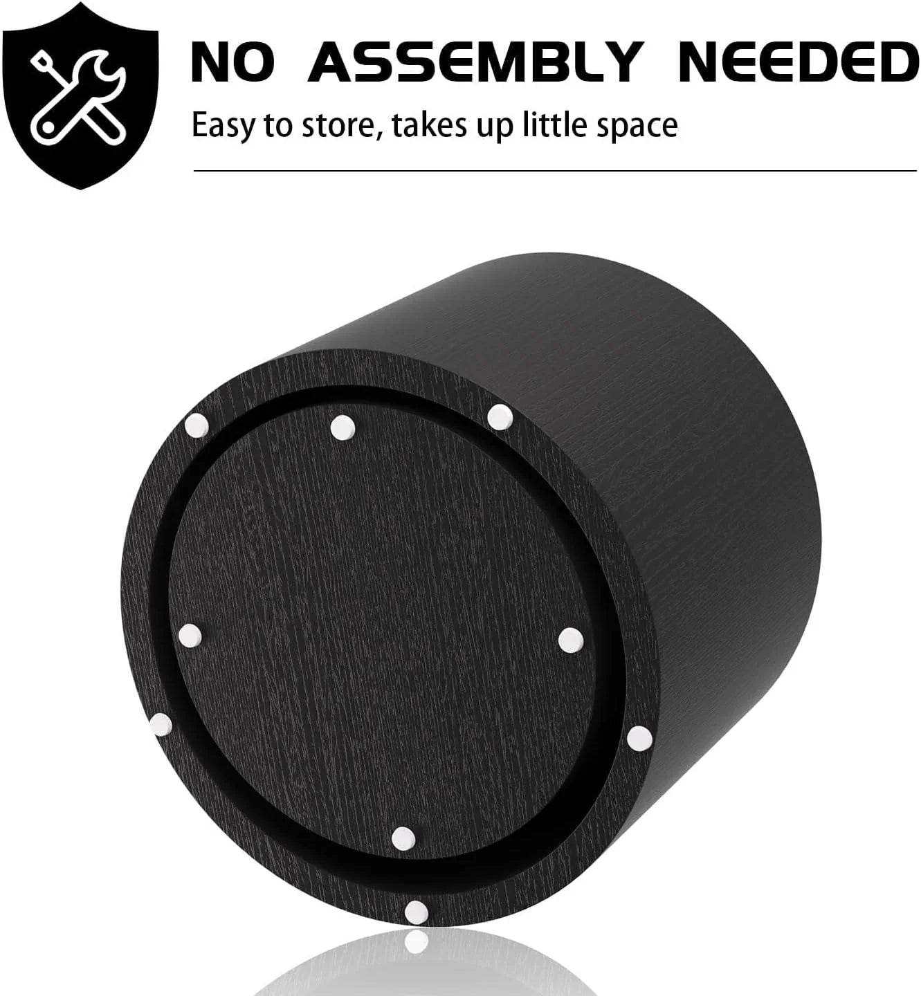 Lot de 2 tables basses gigognes, table basse ronde moderne avec pieds antidérapants, tables d'appoint circulaires en bois de noyer