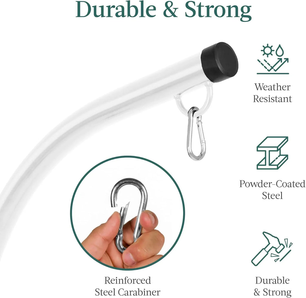 Support en C pour hamac en métal Best Choice Products