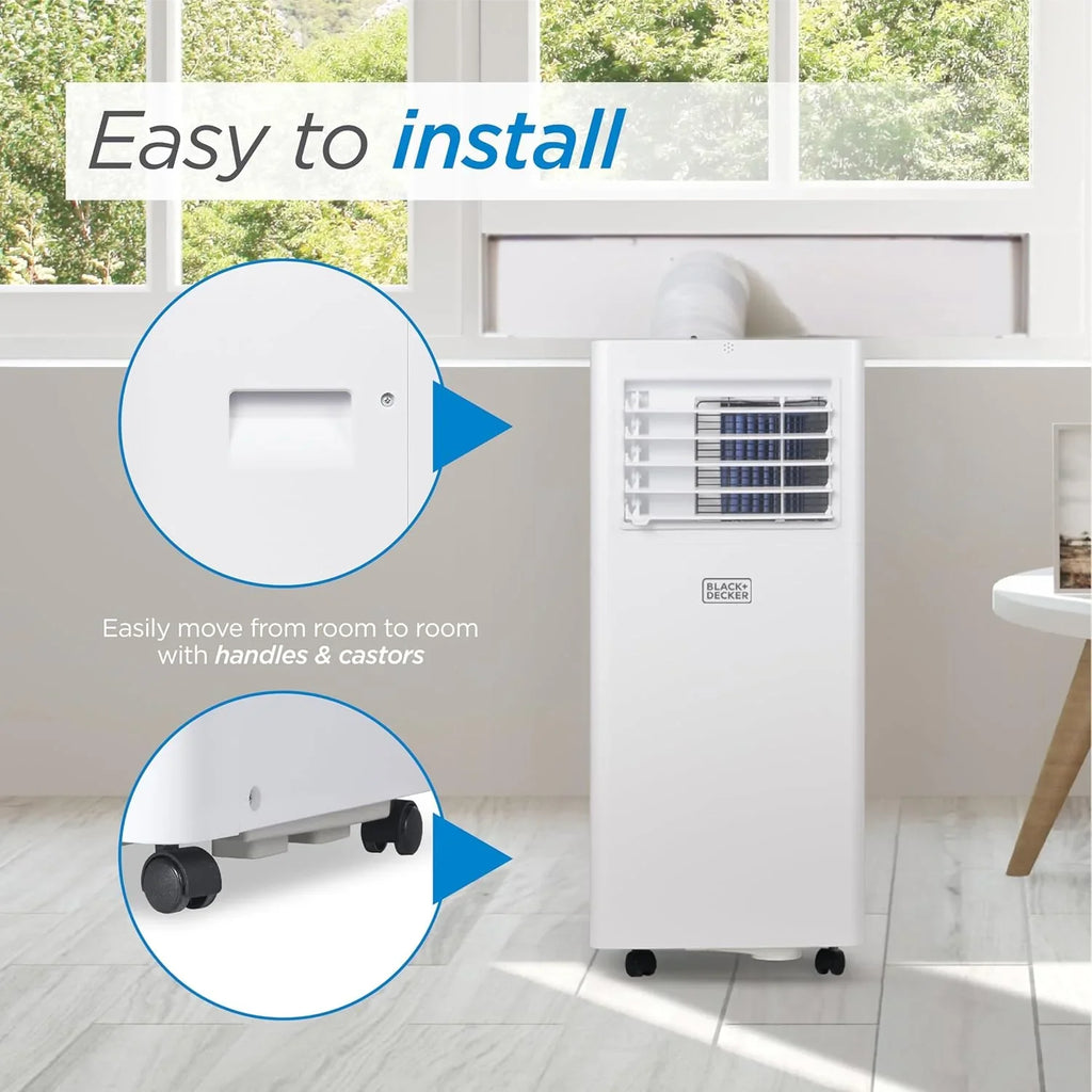 Climatiseur portatif BLACK+DECKER 10 000 BTU pour pièces jusqu'à 450 pi² avec télécommande