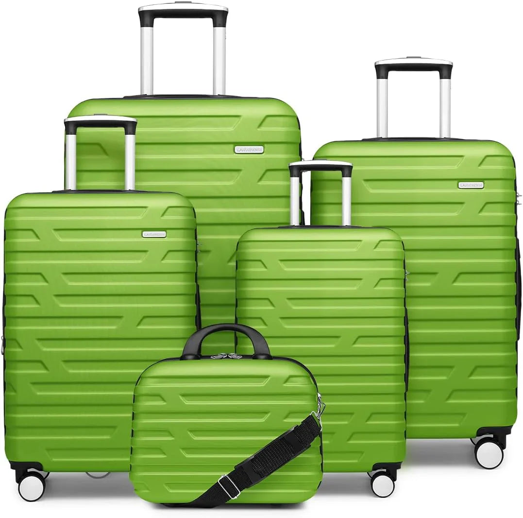 Ensemble de bagages à main légers et extensibles à coque rigide de 6 pièces