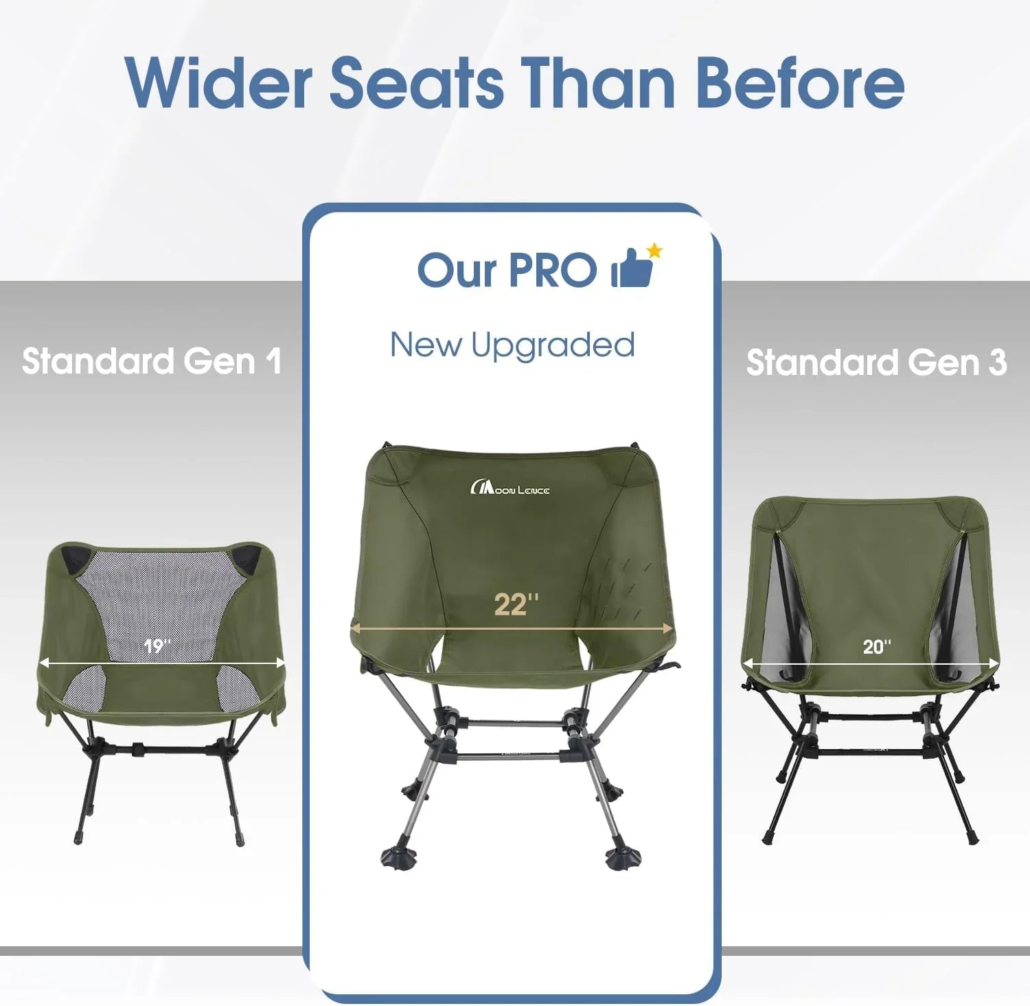 Chaise de camping portable et chaise pliante pour la randonnée et la randonnée