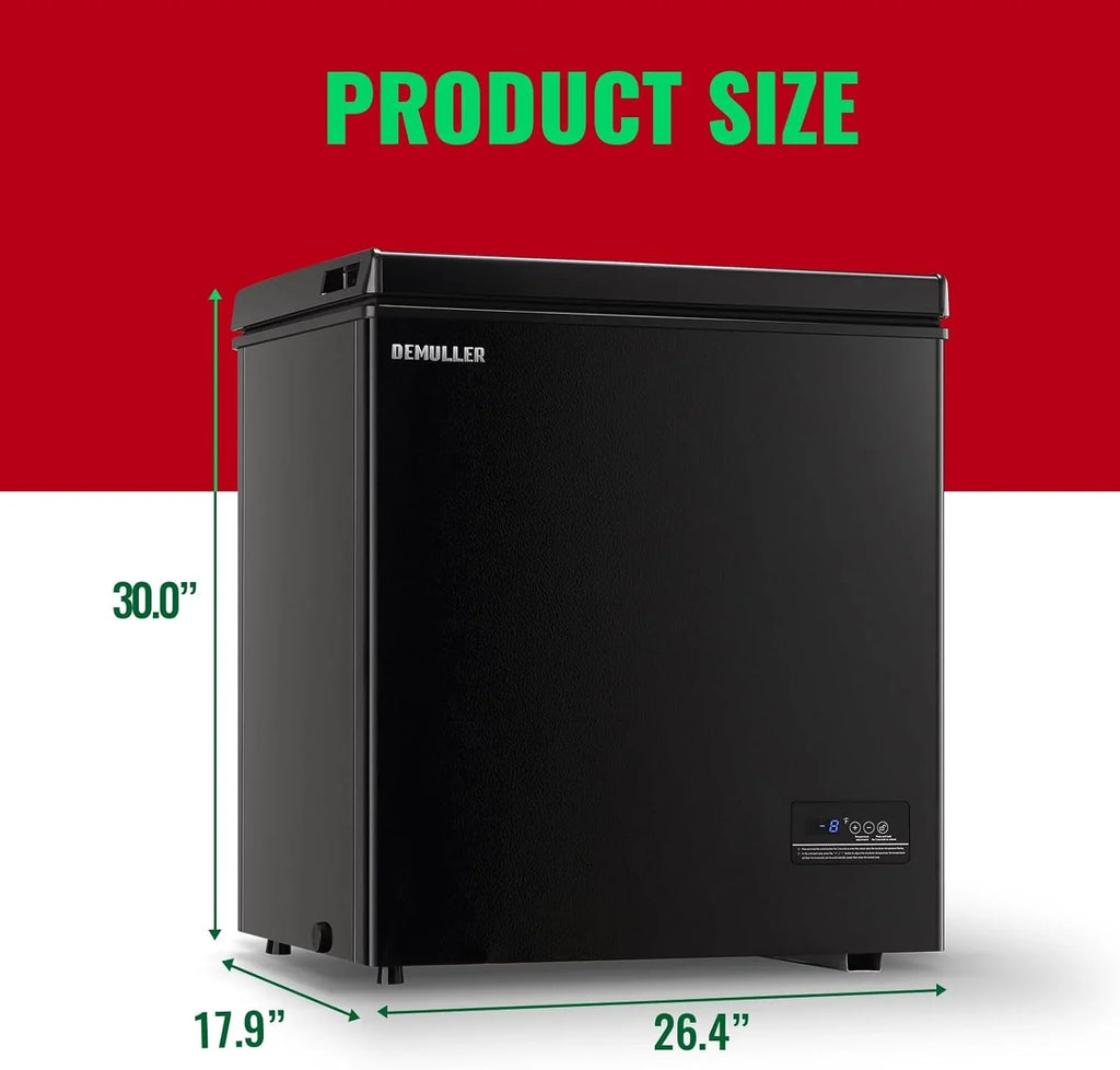 Congélateur vertical de 5,0 pieds cubes, congélateur autonome, mini-congélateur compact à chargement par le haut