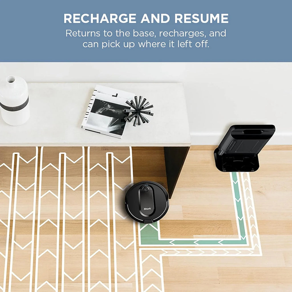 Combinaison robot aspirateur et balai à franges avec aspiration puissante, Matrix Plus