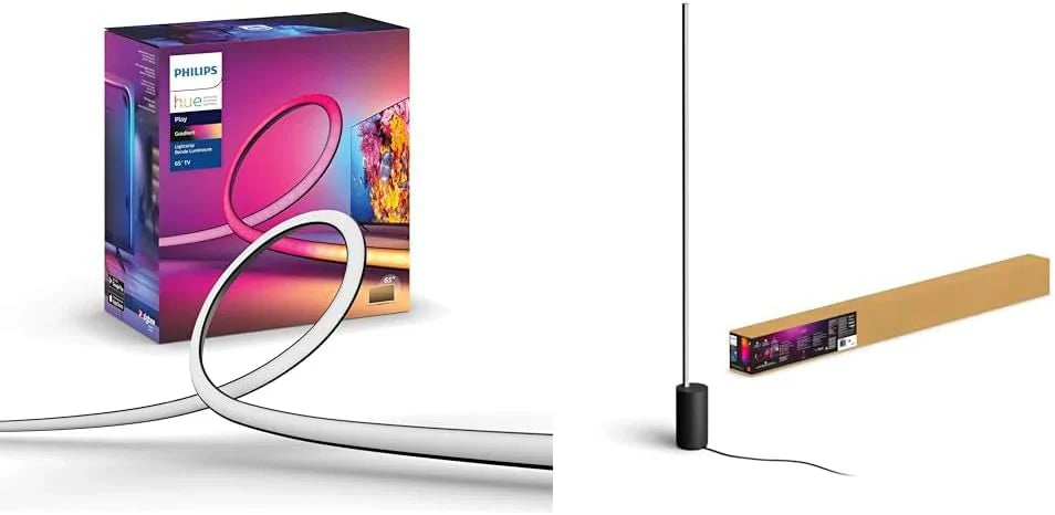 Bande lumineuse pour téléviseur intelligent de 65 pouces, bande lumineuse LED à changement de couleur fluide, rétroéclairage TV multicolore synchronisé avec la musique et les jeux