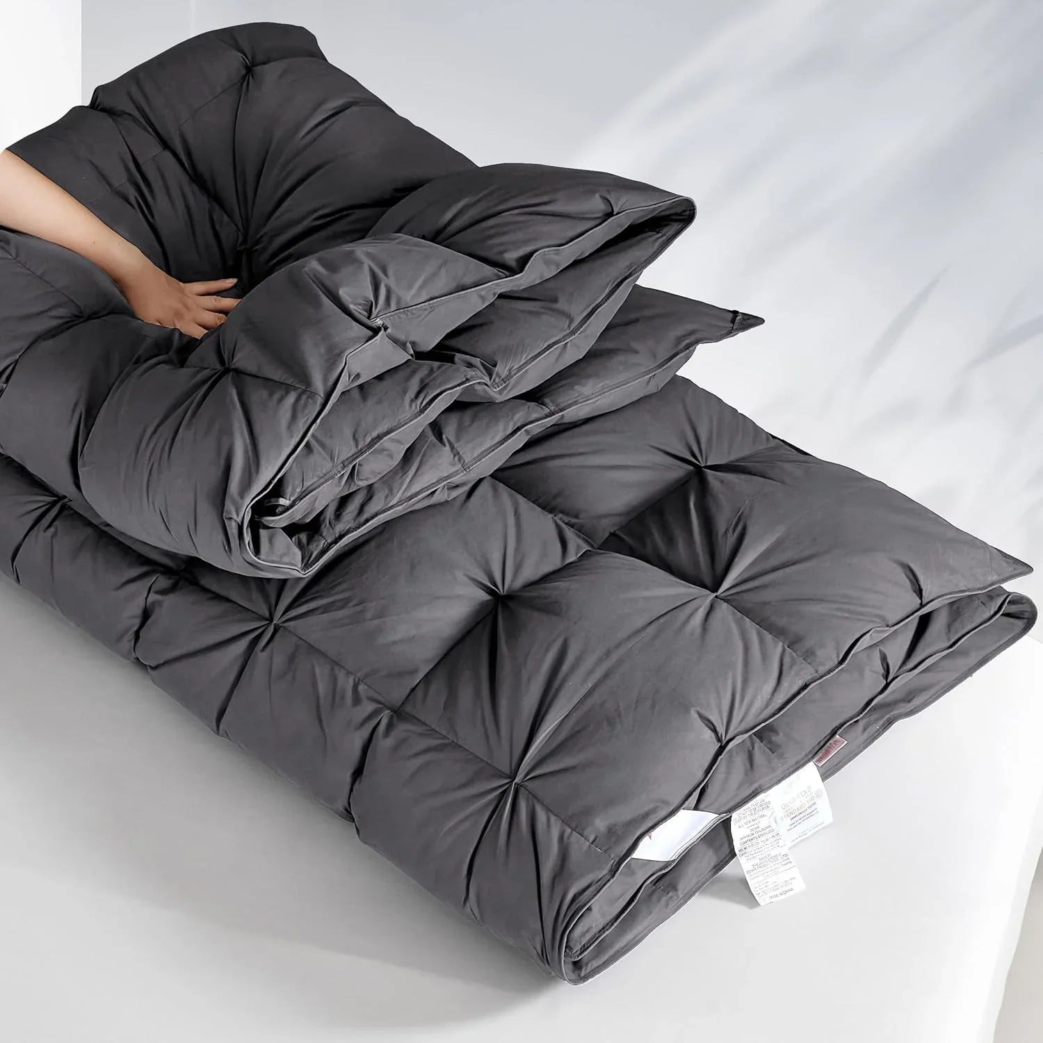 Couette en duvet de qualité supérieure avec design à cloisons 3D