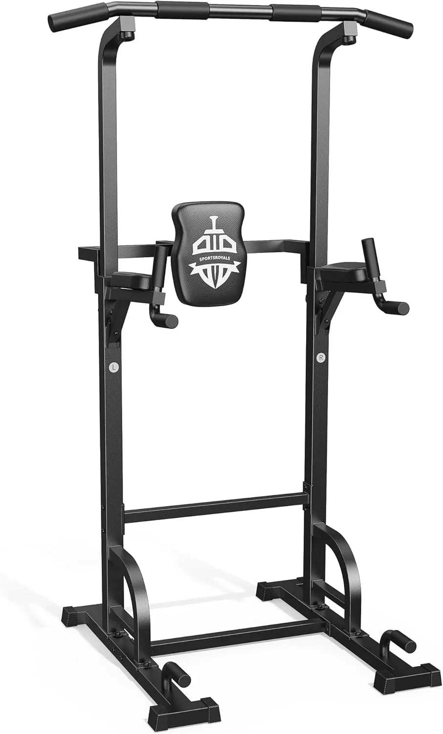 Station de traction Sportsroyals Power Tower, station d'inclinaison par immersion suspendue stable de 450 lb