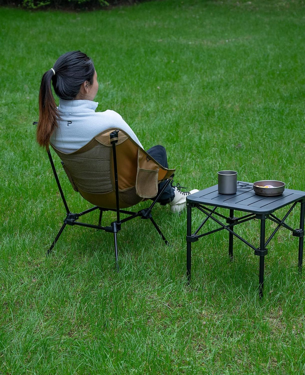 Chaise de plage pliante de camping compacte et ultralégère
