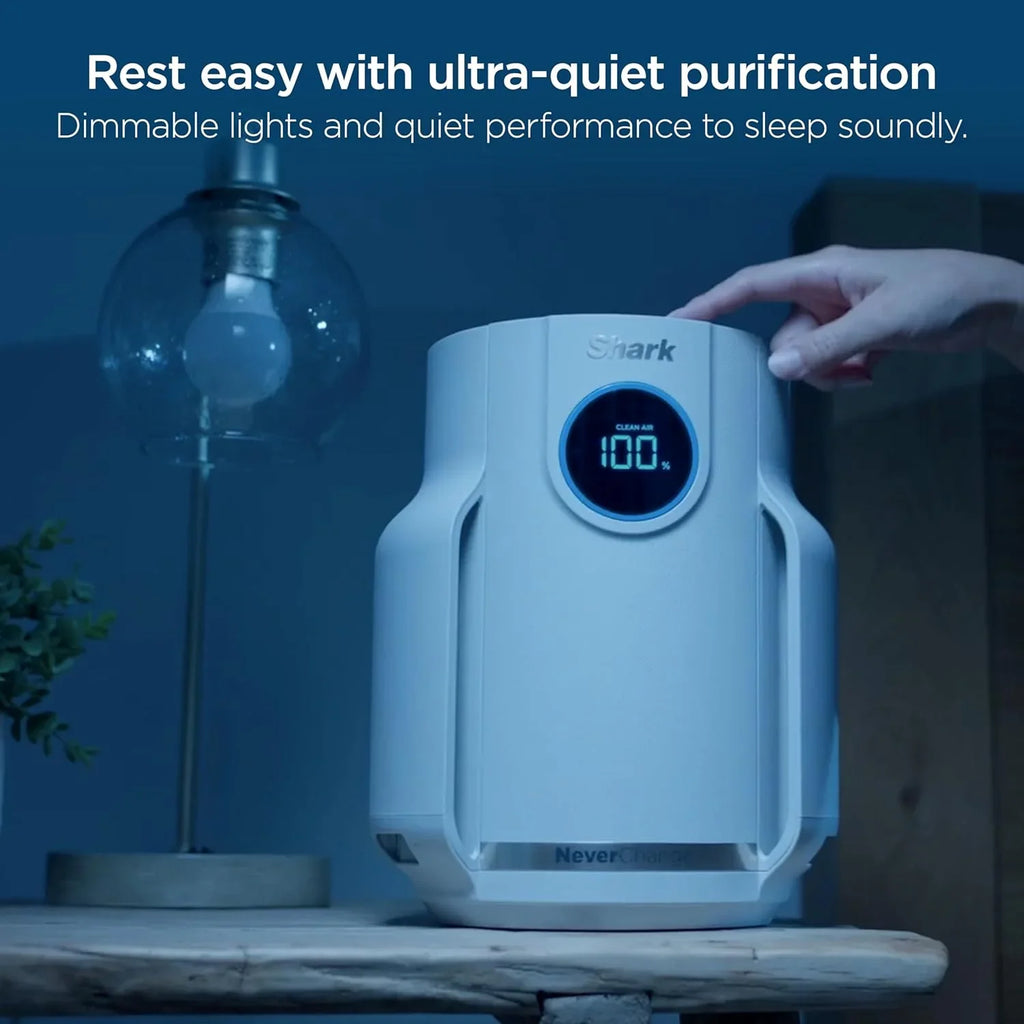 Purificateur d'air Compact Pro avec filtration HEPA longue durée, pour squames d'animaux, poussière, fumée, allergènes, jusqu'à 250 pi².