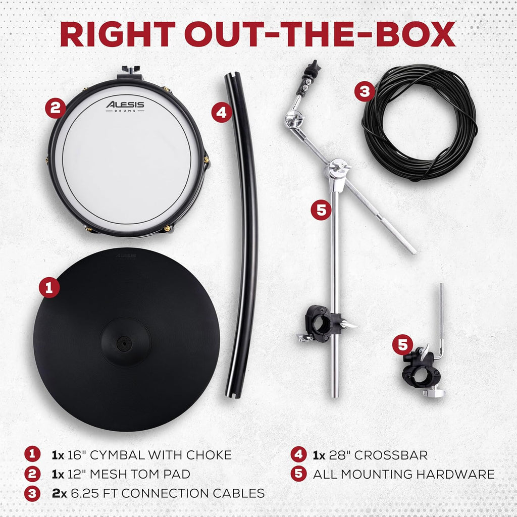 Batterie électronique Alison Strata Prime avec écran tactile et tête à grille double zone