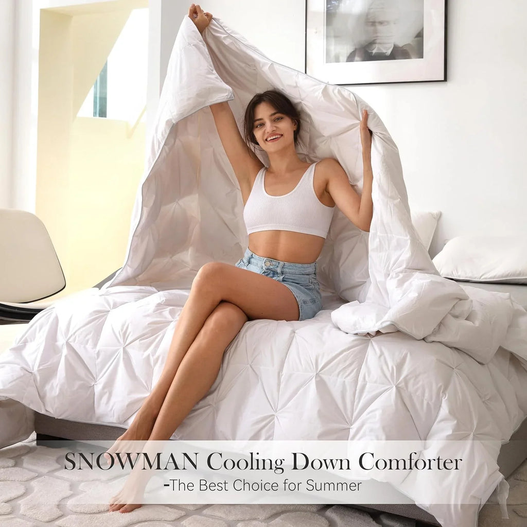 Couette en duvet de qualité supérieure avec design à cloisons 3D