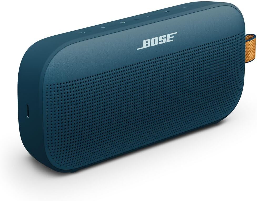 Enceinte Bluetooth portable Bose SoundLink Flex (2e génération), enceinte d'extérieur portable avec audio Hi-Fi, jusqu'à 12 heures d'autonomie, étanche à l'eau et à la poussière