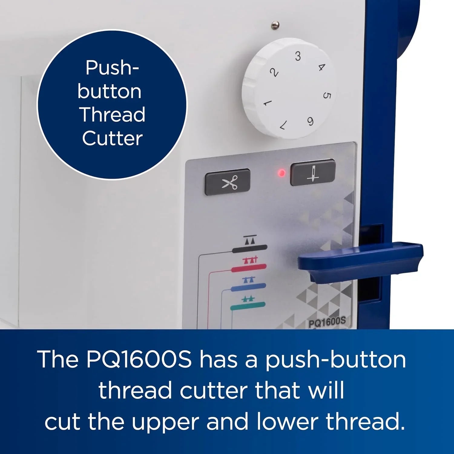 Machine à coudre et à quilter à point droit haute vitesse Brother PQ1600S